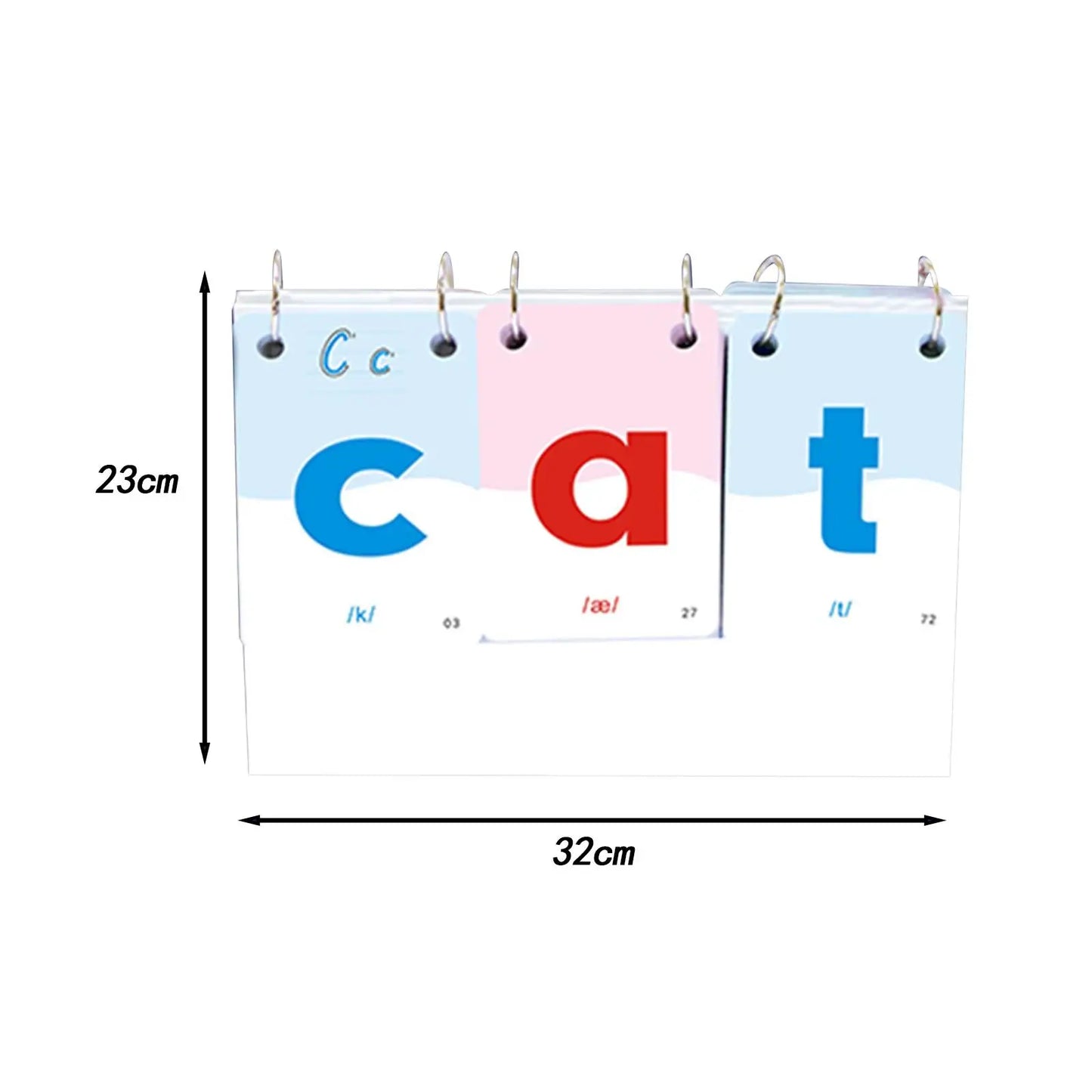 Sight Word Flash Cards Preschool Education Baby Phonics Alphabet Flashcards for Kids Boys Girls 3 4 5 6 Year Old Gifts Children