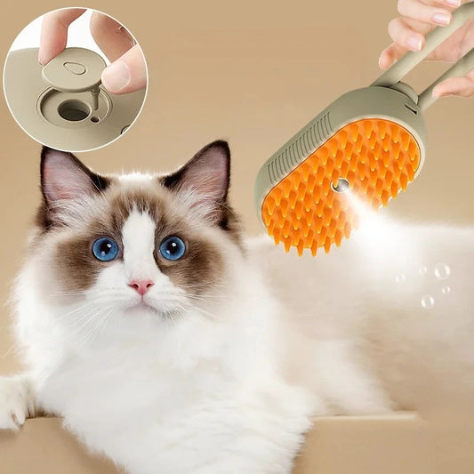 SteamPurr: Electric Steam Groomer for Pampered Pets