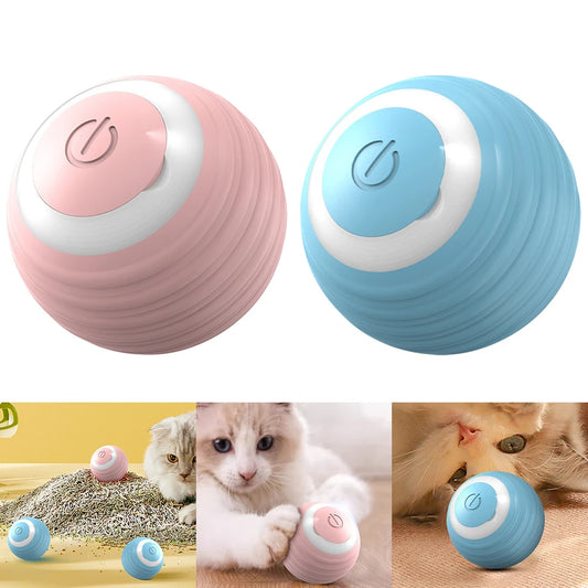 WhiskerWiggle: Interactive Self-Rolling Cat Ball